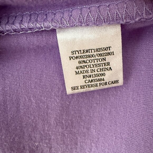 Maui And Sons Vintage Lavender Crop Top Racerback M - Picture 4 of 4